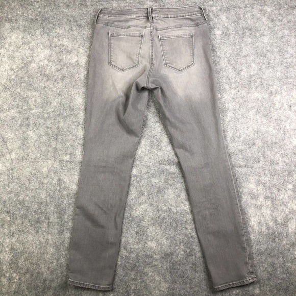 Athleta Sculptek Skinny Jeans in Granite Wash Gray Stretch Denim Size 8 Casual - Picture 11 of 14
